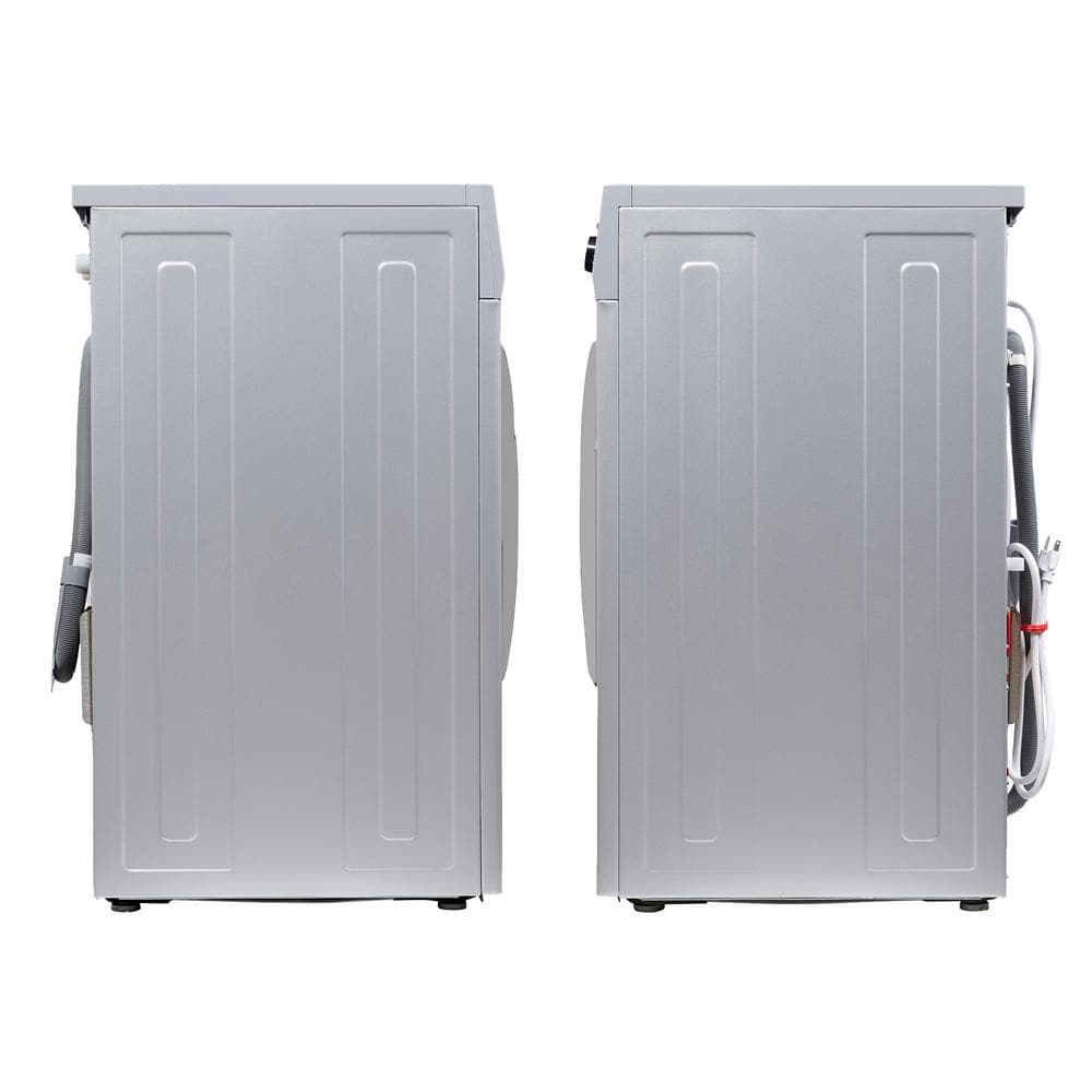 Silver 1.62 cu. ft. Stainless Steel Smart Washer Dryer Combo