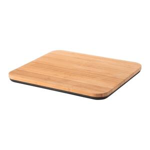 Ron 10.25 in. Bamboo and Polypropylene 2-Sided Cutting Board
