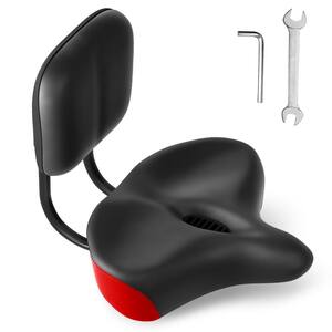 Bike seat best sale with back support