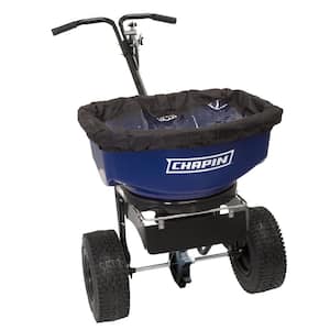 82088B 80-Pound Professional Sure Spread Ice Melt and Salt Spreader with Baffles