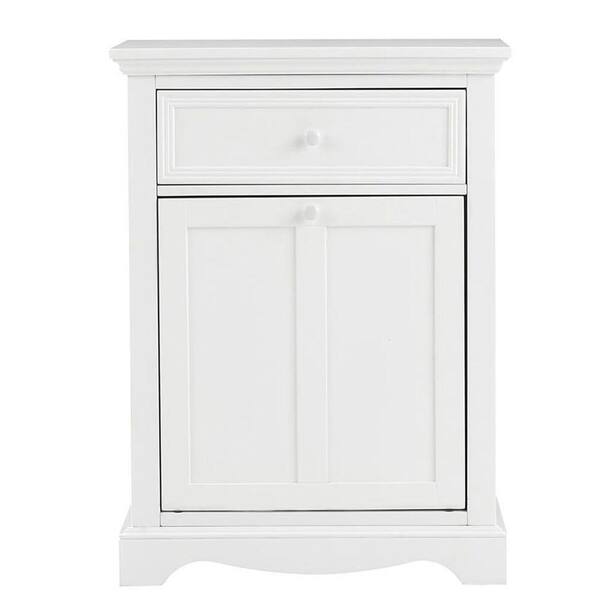 Home Decorators Collection Fremont 24.5 in. W Tilt Out Hamper in White