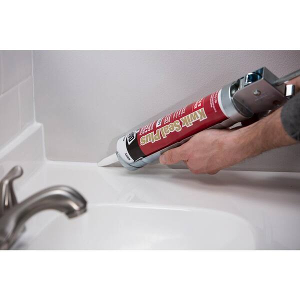 DAP Kwik Seal Plus 10.1 oz. Clear Premium Kitchen and Bath