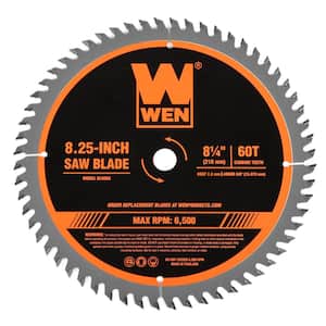 8.25 in. 60-Tooth Fine-Finish Carbide-Tipped Circular Saw Blade