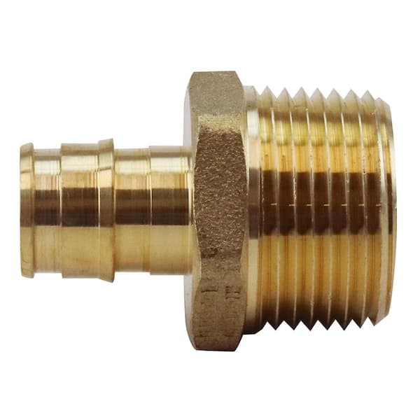 Apollo 1/2 in. Brass PEX-A Expansion Barb x 3/4 in. MNPT Male Adapter