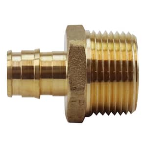 1/2 in. Brass PEX-A Expansion Barb x 3/4 in. MNPT Male Adapter