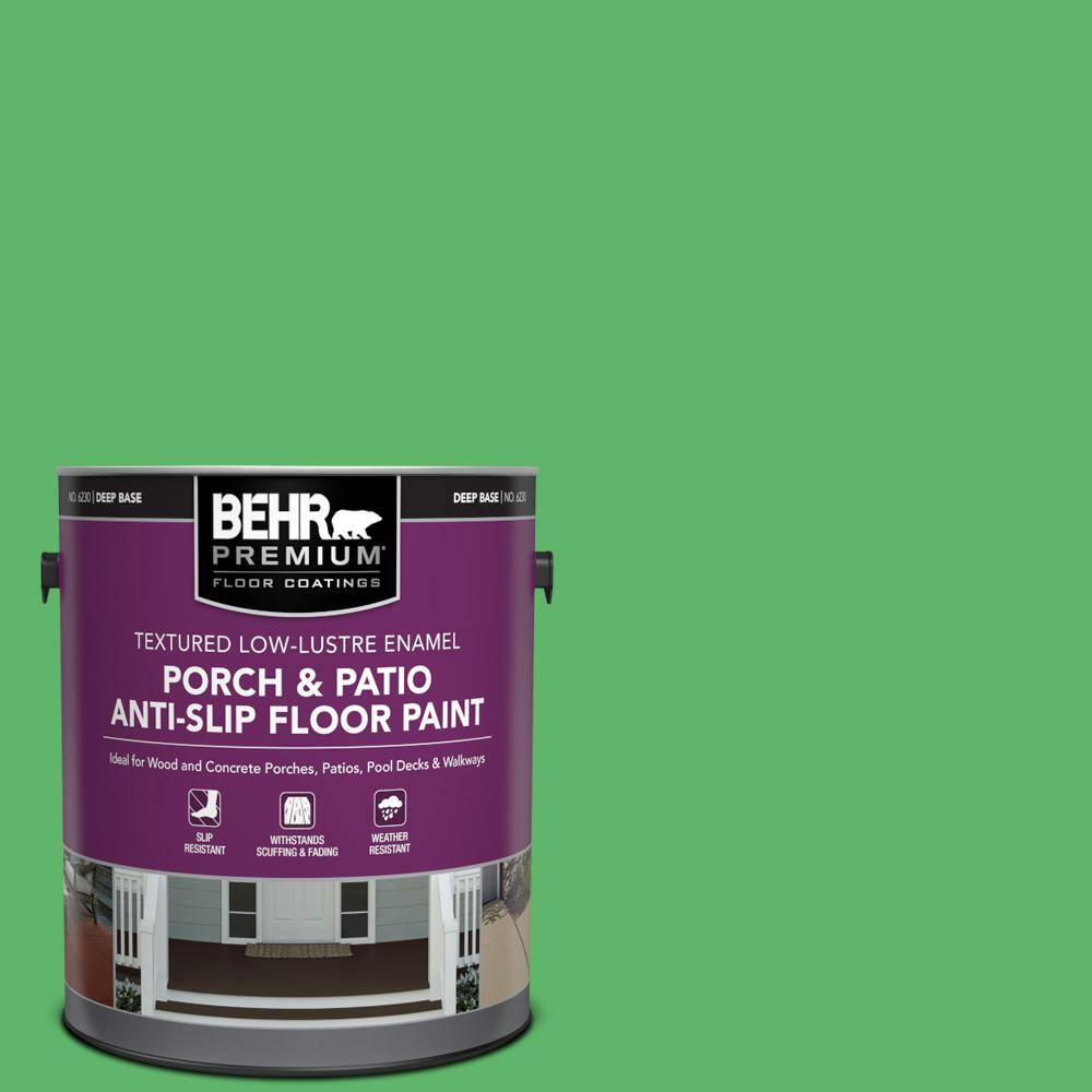 1 gal. #P390-6 Lawn Party Textured Low-Lustre Enamel Interior/Exterior Porch and Patio Anti-Slip Floor Paint price history on PriceWatchPro
