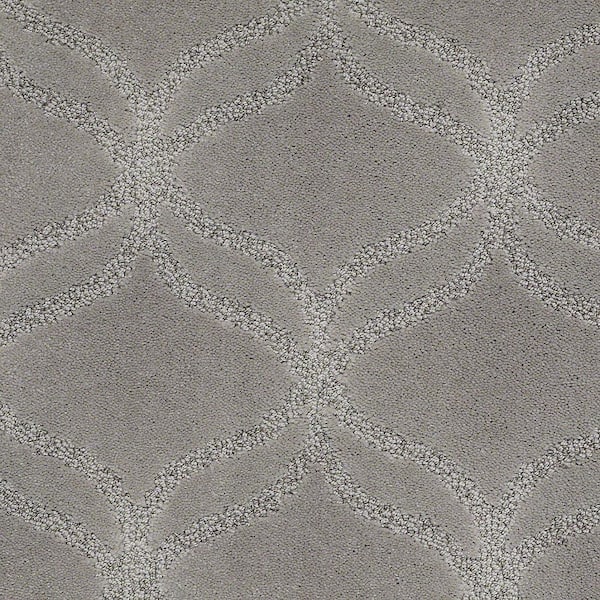 Lifeproof 8 in. x 8 in. Pattern Carpet Sample - Kensington - Color Bedrock