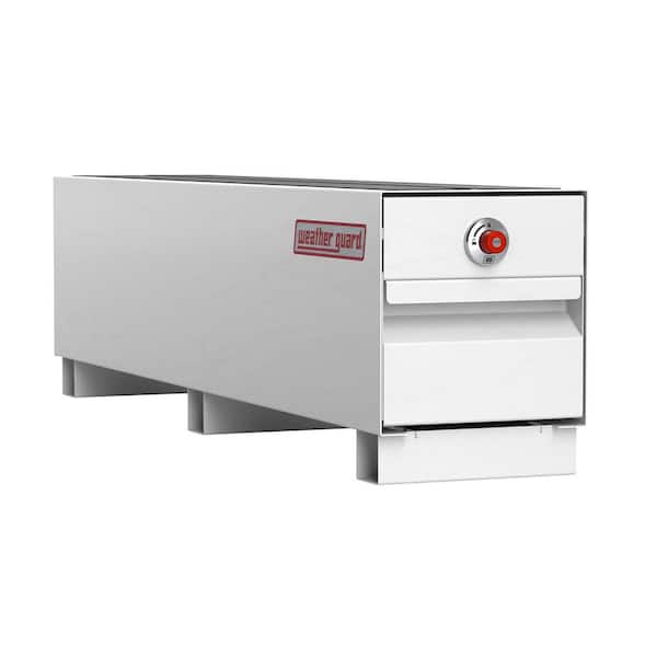 Pack Rat Truck Bed Storage Steel White Sliding Drawer Unit 48 in. x 10.25 in. x 13 in.