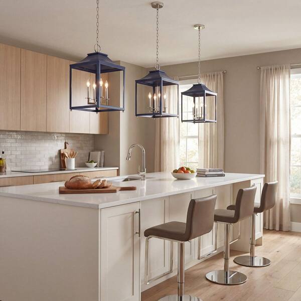 Savoy House Meridian 15.25 in. W x 25.5 in. H 4-Light Navy Blue