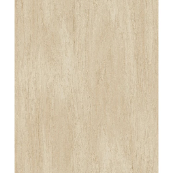 Unbranded Woods and Wicker Collection Beige Wood Effect Matte Finish Vinyl on Non-woven Non-pasted Wallpaper Sample