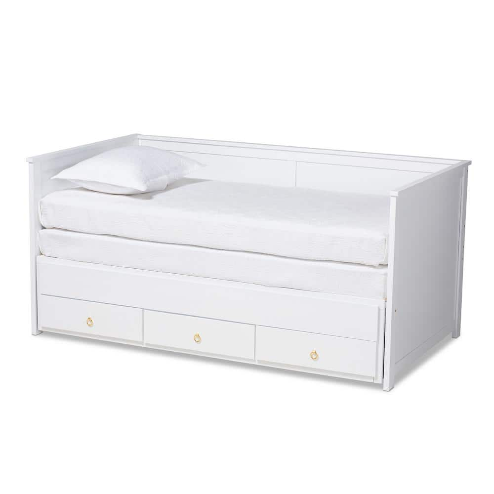 Thomas White with Storage Twin to King Expandable Daybed -  Baxton Studio, 167-10732-HD