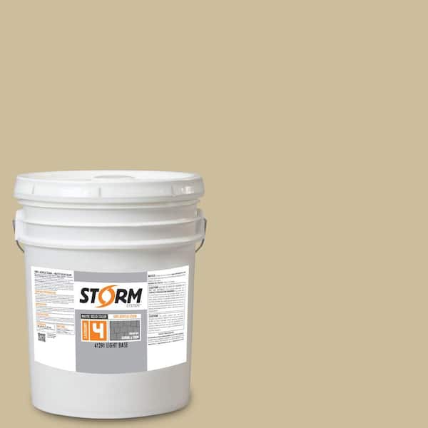 Storm System Category 4 5 gal. Sand Castle Matte Exterior Wood Siding 100% Acrylic Stain