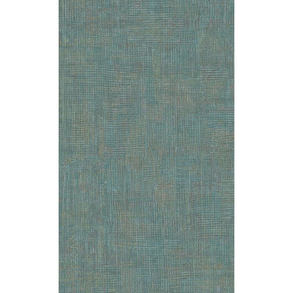 Walls Republic Blue Non-Pasted Metallic Painting Plain Textured Shelf Liner Non-Woven Wallpaper Double Roll (57 sq. ft.)