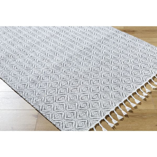 Peony PON-2300 9 ft. x 12 ft. Handmade Grey Area Rug