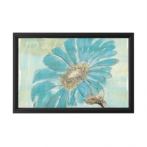 "Spa Daisies II" by Chris Paschke Framed with LED Light Floral Wall Art 16 in. x 24 in.