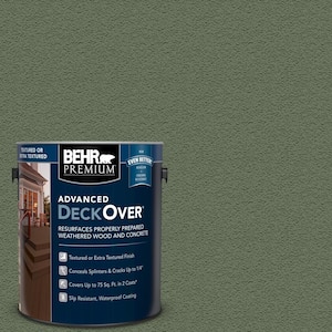1 gal. #SC-126 Woodland Green Textured Solid Color Exterior Wood and Concrete Coating