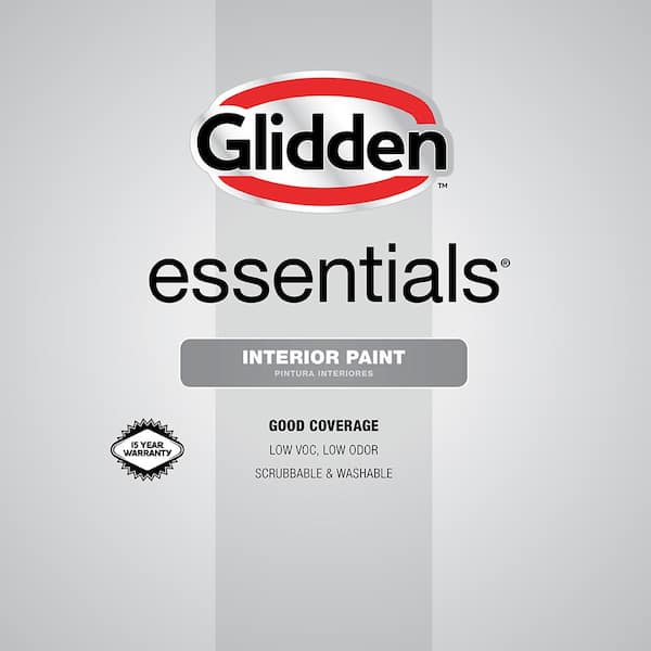 Glidden Essentials 1 gal. PPG1124-4 Light Sage Flat Interior Paint  PPG1124-4E-01F - The Home Depot