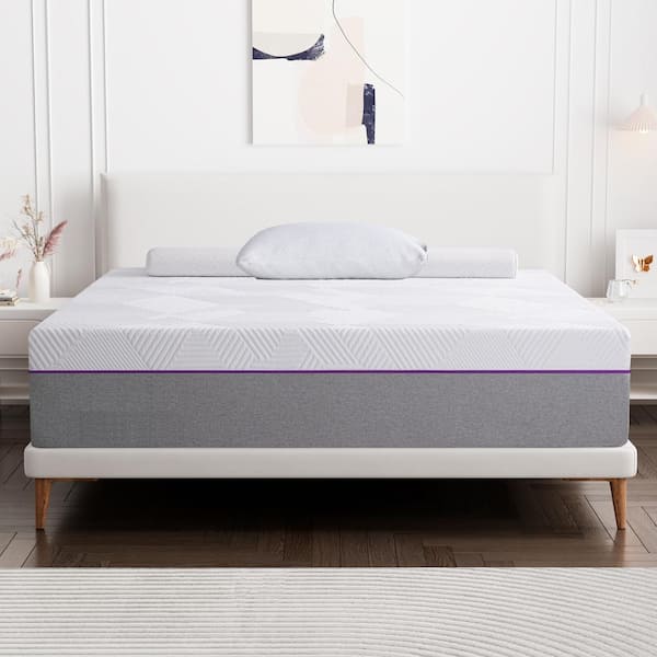 Ofanext 12 in. Medium Memory Tight Top Full Mattress,Bed in a box HD ...