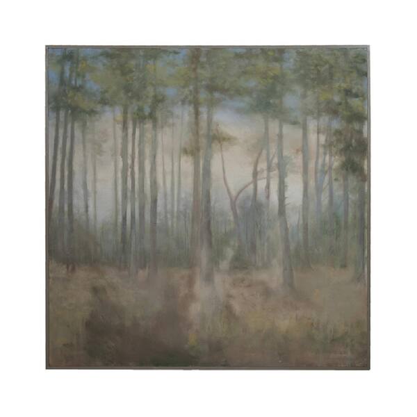 Titan Lighting 60 in. x 60 in. "Forest" Framed Hand Painted Wall Art