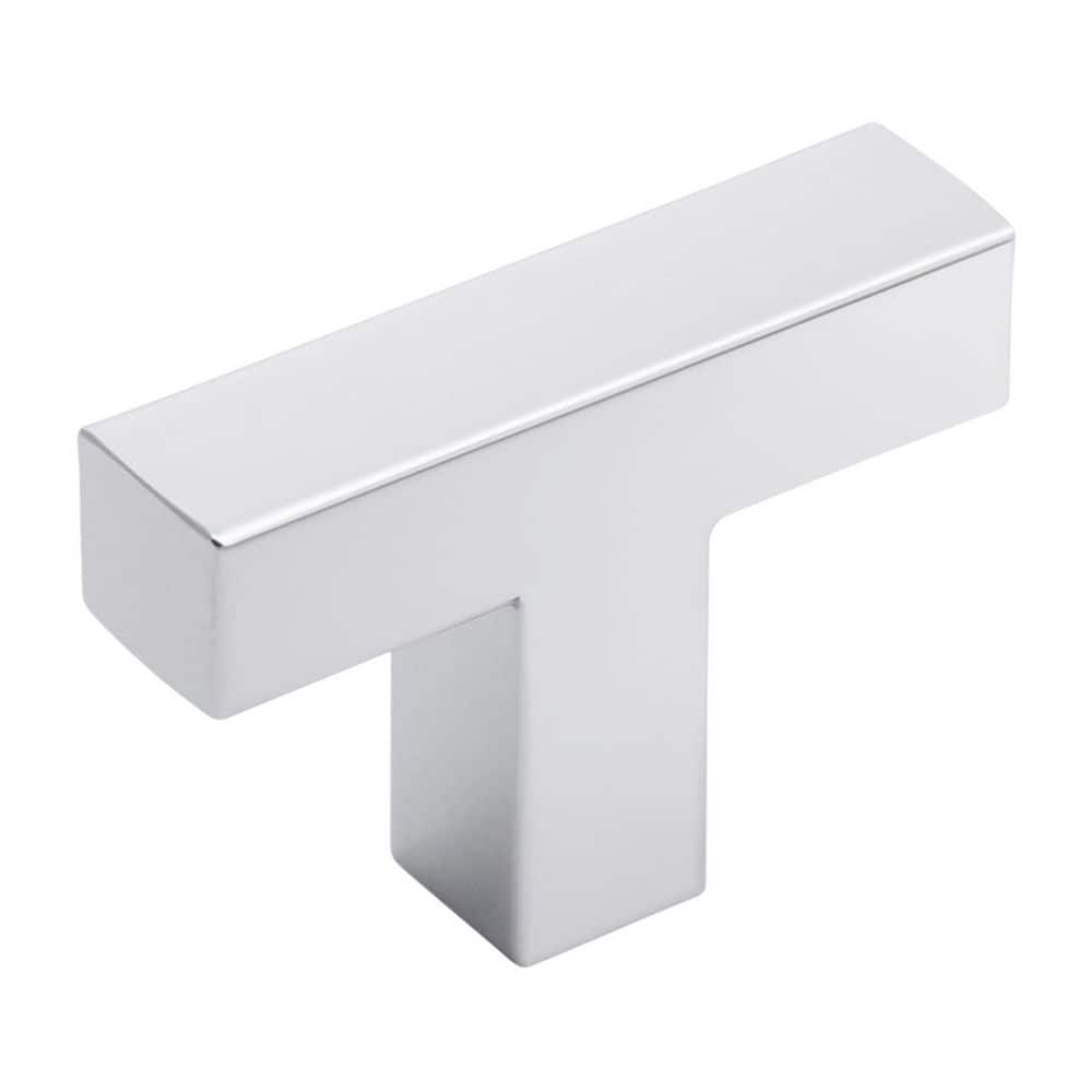 Skylight Collection 1-5/8 in. Polished Chrome T-Shaped Cabinet Knob (10-Pack) price history on PriceWatchPro
