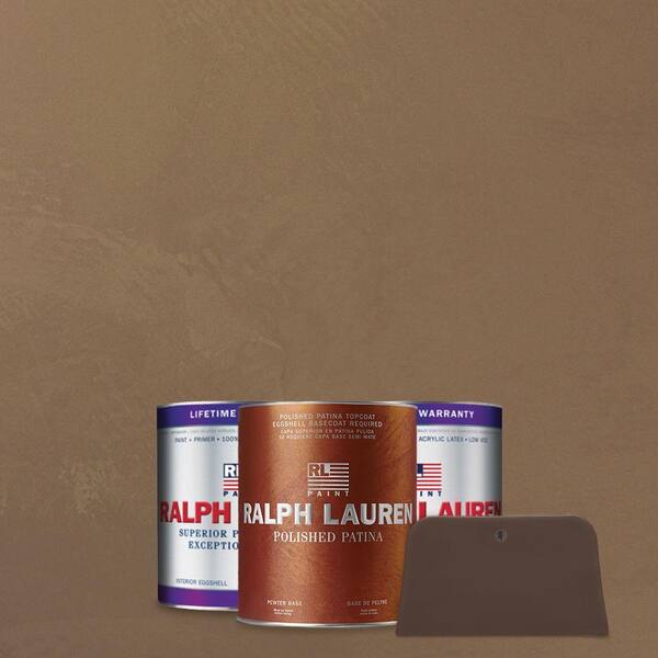 Ralph Lauren 1 qt. English Earth Pewter Polished Patina Interior Specialty Paint Kit