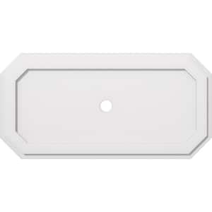 36 in. W x 18 in. H x 2 in. ID x 1 in. P Emerald Architectural Grade PVC Contemporary Ceiling Medallion