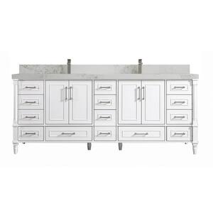 Willow Collections Hudson 60 in. W x 22 in. D x 36 in. H Double Sink ...