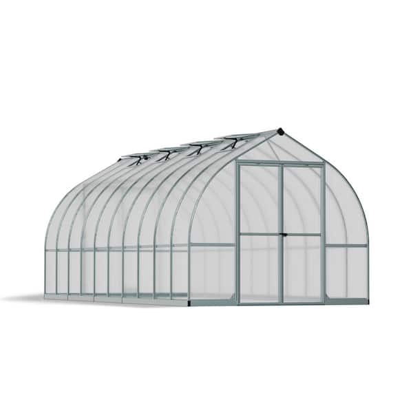 CANOPIA by PALRAM Bella 8 ft. x 20 ft. Silver/Diffused DIY Greenhouse Kit