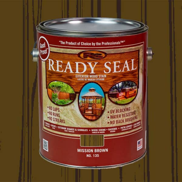 Ready Seal 1 Gal. Mission Brown Exterior Wood Stain and Sealer