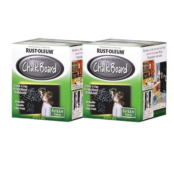 Rust-Oleum Specialty Specialty Chalkboard Green Quart Brush-On Paint, 2-Pack-DISCONTINUED