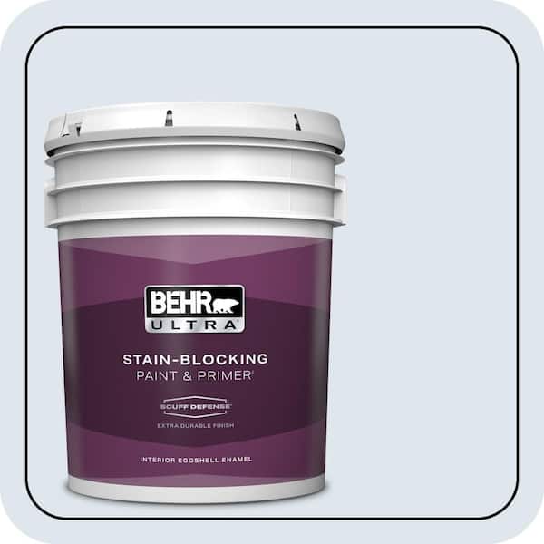 BEHR ULTRA 5 gal. #580C-1 Diamond Light Extra Durable Eggshell Enamel Interior Paint & Primer