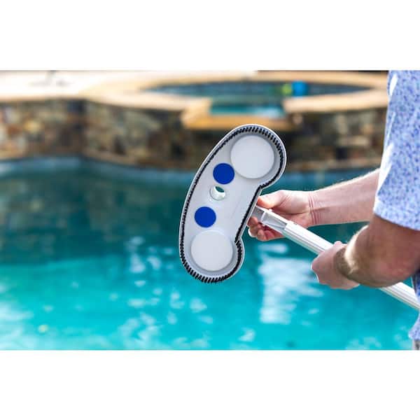 Vinyl Liner Swimming Pool and Spa Vacuum Brush with Tension Spring