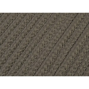 Simply Home Gray 5 ft. x 7 ft. Solid Indoor/Outdoor Area Rug