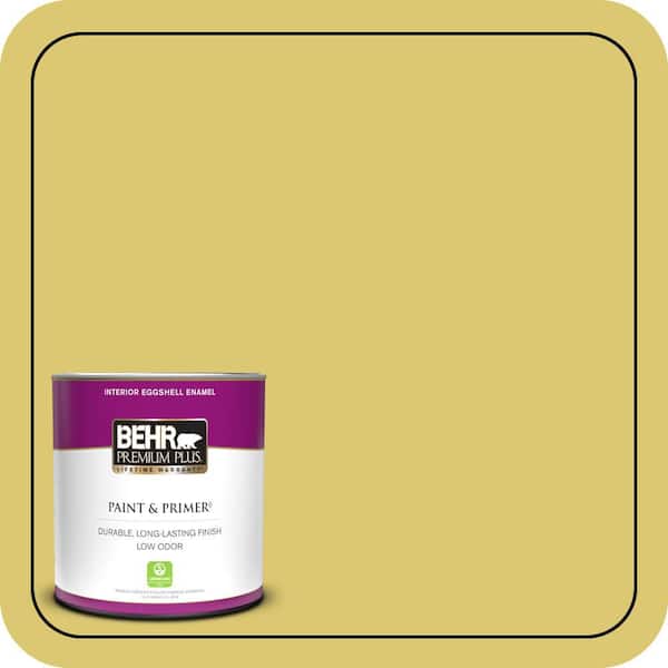 BEHR PREMIUM PLUS 1 qt. #P330-5 Midori Eggshell Enamel Low Odor Interior Paint & Primer