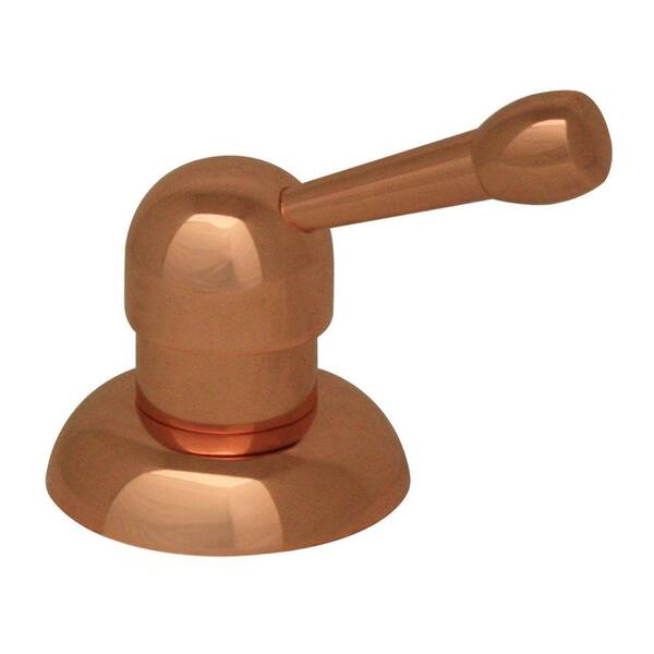 Whitehaus Collection Kitchen Deck Mount Soap/Lotion Dispenser in Polished Copper