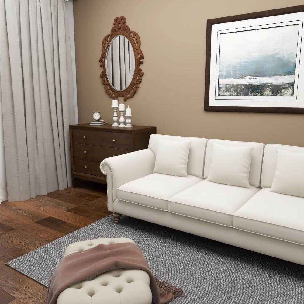 Set of 3 White Distressed Wood Pillar Candle Holders