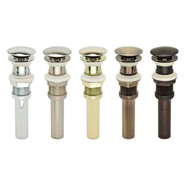 PF WaterWorks DecoDRAIN Push Open/Close Pop-Up Drain, ABS