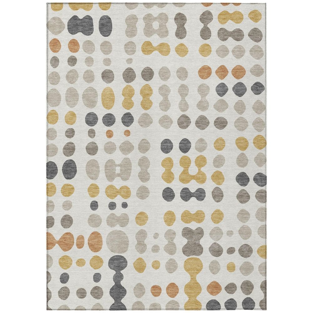 Chantille Machine Washable Indoor/Outdoor Abstract ACN2981 Ivory 3 ft. x 5 ft. Area Rug price history on PriceWatchPro