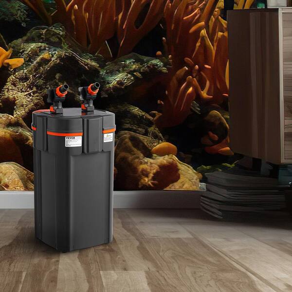 thumbnail image 2 of VEVOR 200 Gallon Canister Filter With 20W UV Lamp – 528 GPH, Quiet, 5-Stage, Gray 2 of 6