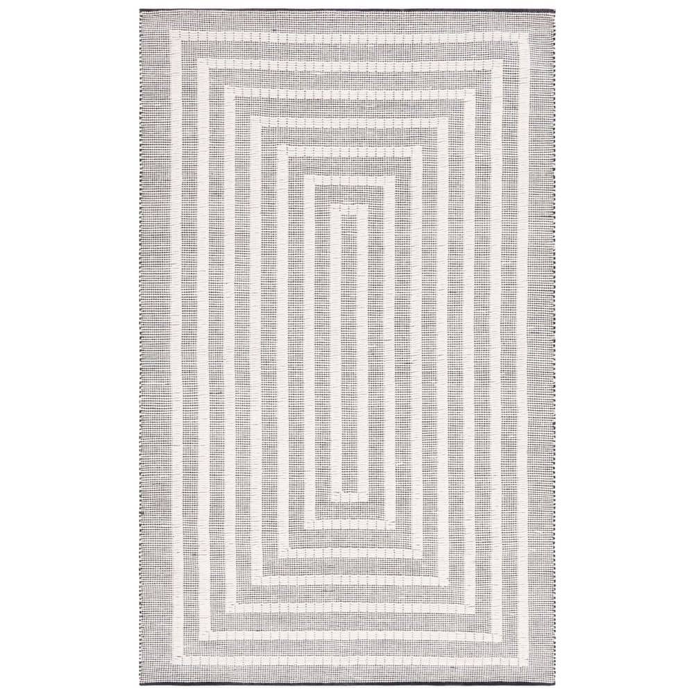 Natura 3 ft. x 5 ft. Black/Ivory Ascending Squared Area Rug price history on PriceWatchPro