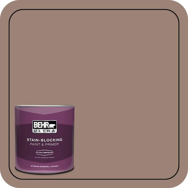 BEHR ULTRA 1 qt. #N150-4 Modern Mocha Extra Durable Eggshell Enamel Interior Paint & Primer