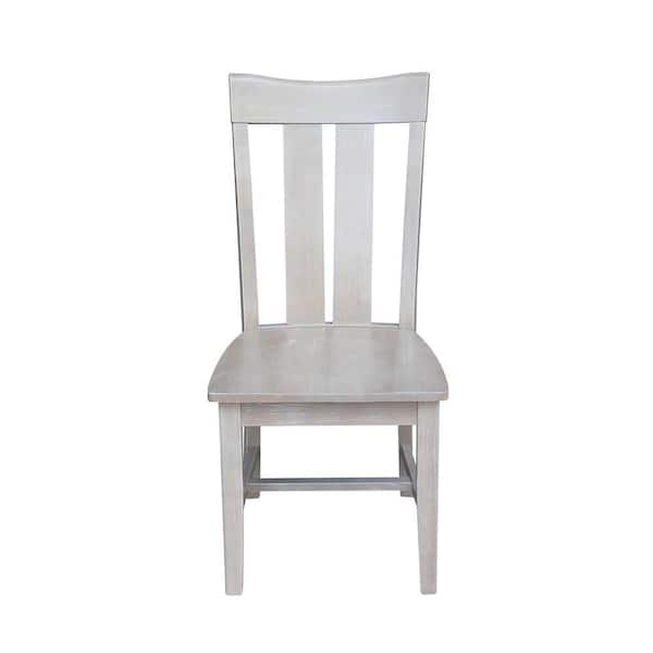 International Concepts Ainsley Weathered Taupe Gray Dining Chair (Set of 2)