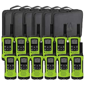 Talkabout T605 Rechargeable Waterproof 2-Way Radio with Carry Case and Charger in Green (12-Pack)