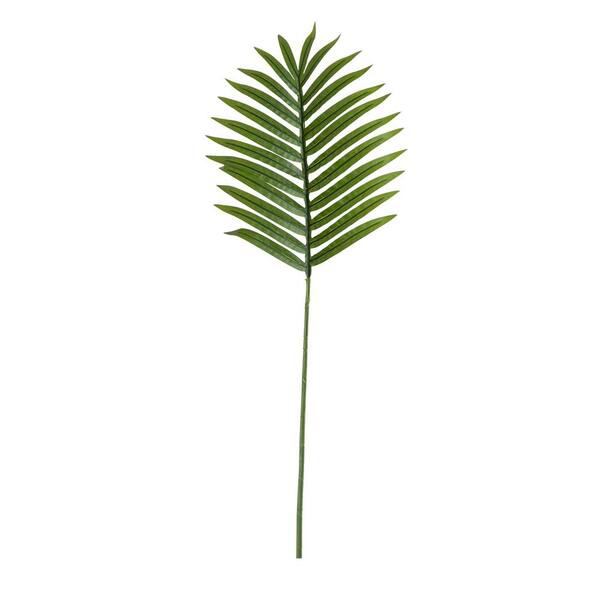 Nearly Natural 33 in. Artificial Palm Frond Stems, (Set of 3)