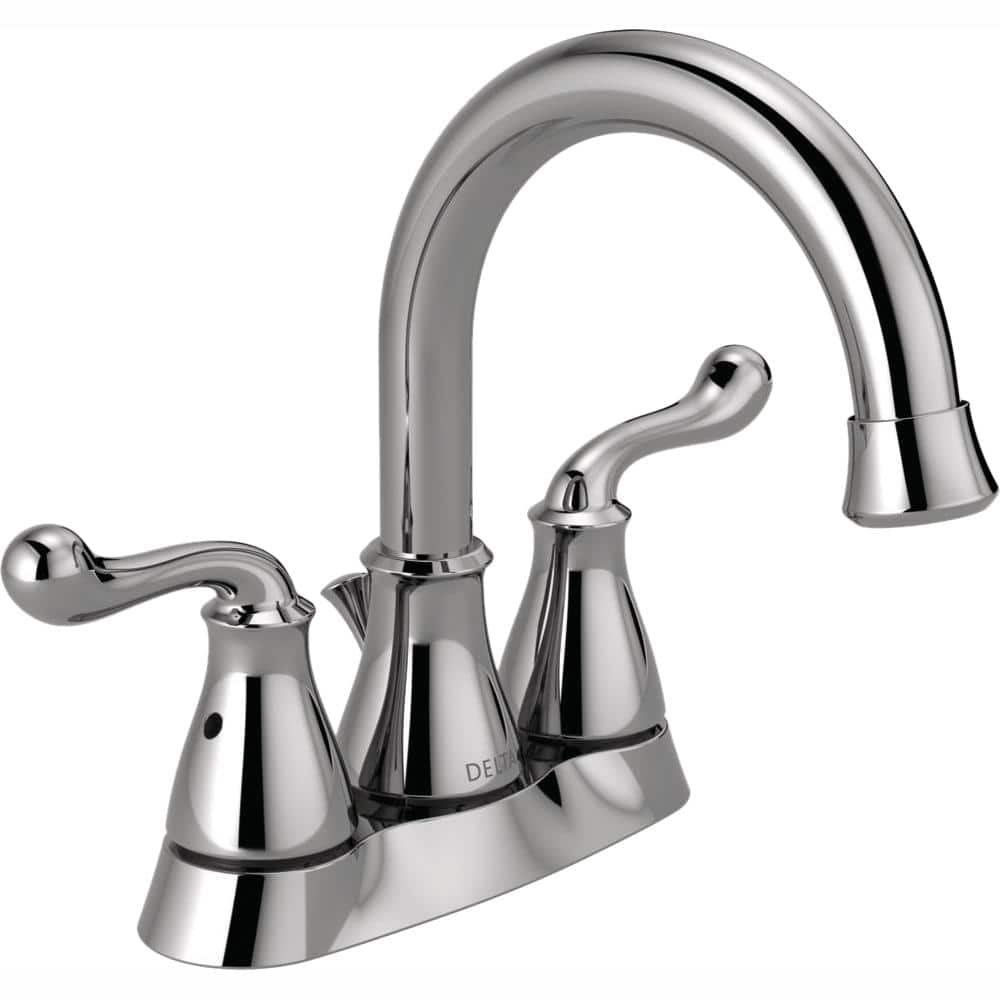 Delta Southlake 4 in. Centerset 2-Handle Bathroom Faucet in Chrome ...