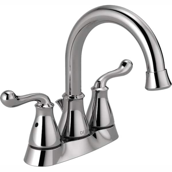 Delta Southlake 4 in. Centerset 2-Handle Bathroom Faucet in Chrome