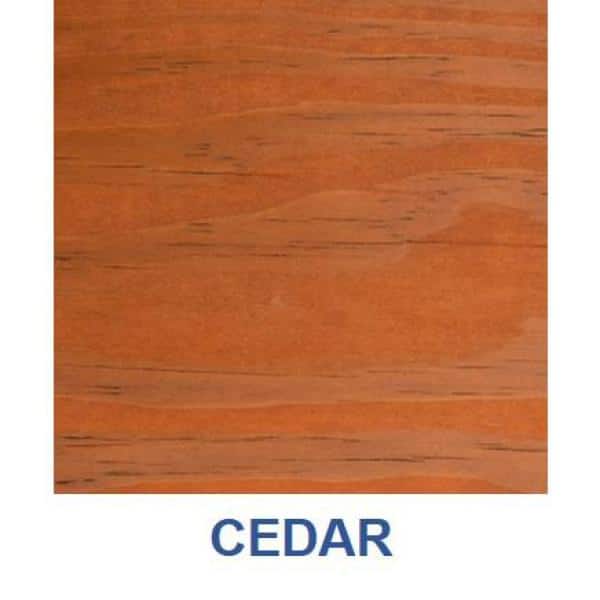 Seal-Once 1 gal. Cedar Ready Mix Penetrating Exterior Wood Stain and Sealer with Polyurethane
