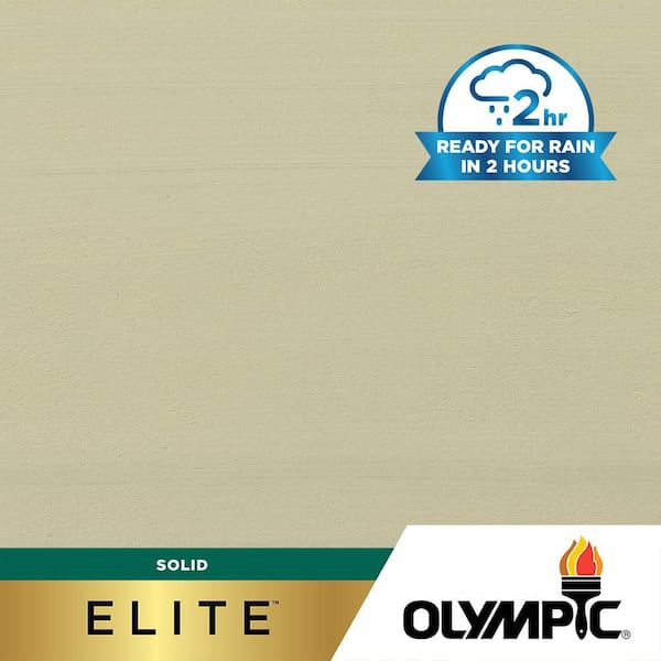 Olympic Elite 5 gal. SC-1057 Outside White Solid Advanced Exterior Stain and Sealer in One
