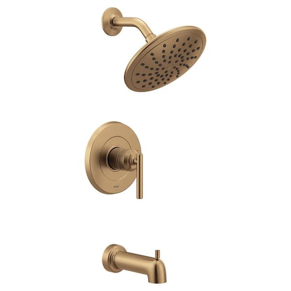Moen T2903NH Gibson PosiTemp One-Handle Tub/Shower Trim – Chrome, Valve Required, Showerhead Sold Separately, ADA Compliant
