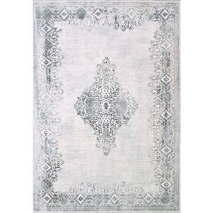 Carson 9 ft. X 12 ft. Ivory/Blue Oriental Indoor Area Rug